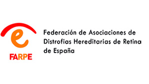Logo FARPE. Federación de Asociaciones de Distrofias Hereditarias de Retina de España