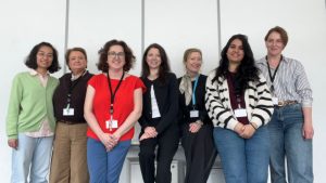 Claire with part of the Retinal International team
